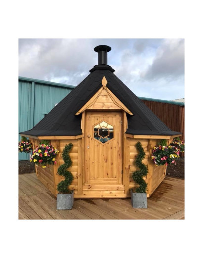 Exclusive BBQ Hut 9,2m² – Grill Cabin
