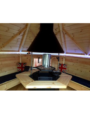 Exclusive BBQ Hut 9,2m² – Grill Cabin