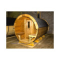 2,4m long Thermowood Barrel Sauna (Ø 1,97 m)