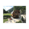 2,4m long Thermowood Barrel Sauna (Ø 1,97 m)