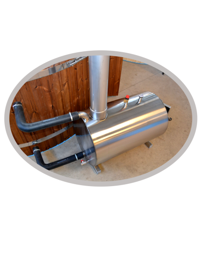 Outside stainless steel heater (resist chlorine)