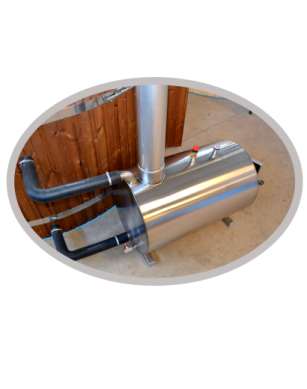 Outside stainless steel heater (resist chlorine)