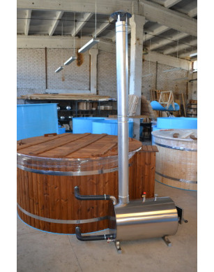 Outside stainless steel heater (resist chlorine)