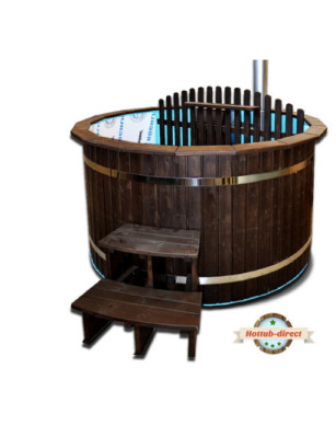 Ø180cm Plastic & Spruce Hottub  BASIC SET