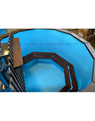 Ø180cm Plastic & Spruce Hottub  BASIC SET