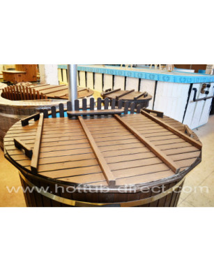 Ø180cm Plastic & Spruce Hottub  BASIC SET