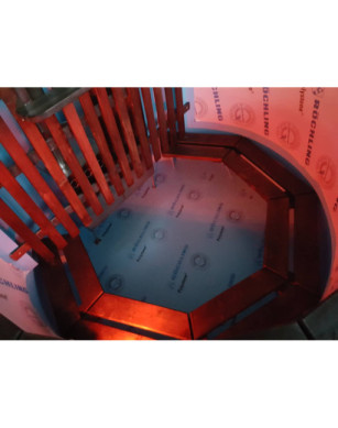 Ø180cm Plastic & Spruce Hottub  BASIC SET