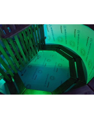 Ø180cm Plastic & Spruce Hottub  BASIC SET