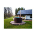 Ø180cm Plastic & Spruce Hottub  BASIC SET