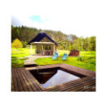 Ø180cm Plastic & Spruce Hottub  BASIC SET