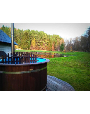 Ø180cm Plastic & Spruce Hottub  BASIC SET