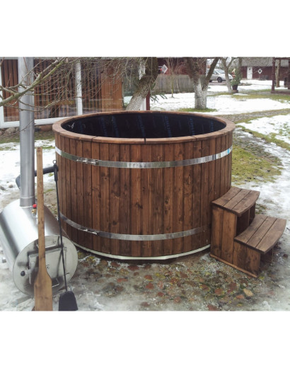 Build Hottub with outside heater By Yourself