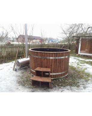 Build Hottub with outside heater By Yourself