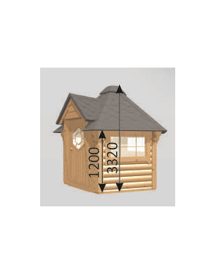 Exclusive BBQ Hut 7m² – Grill Cabin