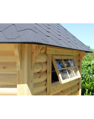 9,2m² BBQ Hut with extension – Grill Cabin