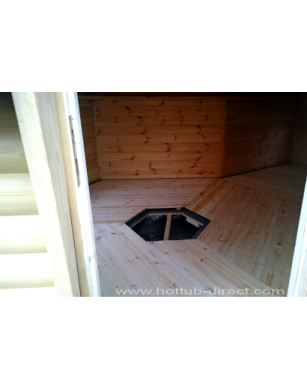 9,2m² BBQ Hut with extension – Grill Cabin