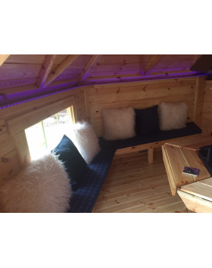 9,2m² BBQ Hut with extension – Grill Cabin