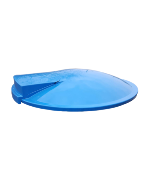 DELUXE GLASS FIBER TUB WITH INTEGRATED WOODEN FIRED HEATER