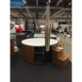 DELUXE GLASS FIBER TUB WITH INTEGRATED WOODEN FIRED HEATER
