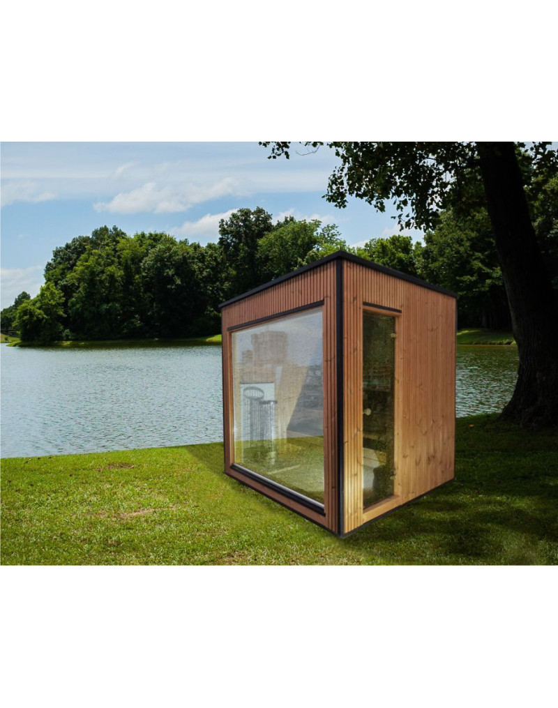Luxury Modern Sauna 2.3×2.3 m Luxury Modern Sauna 2.3×2.3 m