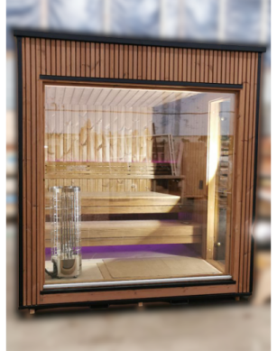 Luxury Modern Sauna 2.3×2.3 m