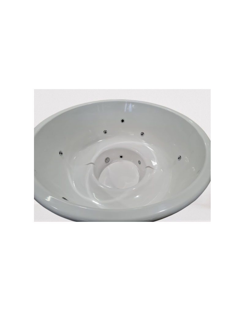 WHITE GLASS FIBER HOTTUB WITH OUTSIDE HEATER IN STOCK