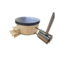 WHITE GLASS FIBER HOTTUB WITH OUTSIDE HEATER IN STOCK