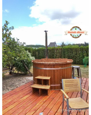 Ø160cm Plastic PP Hottub with outside heater