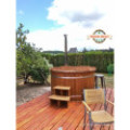 Ø160cm Plastic PP Hottub with outside heater