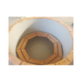 Ø160cm Plastic PP Hottub with outside heater