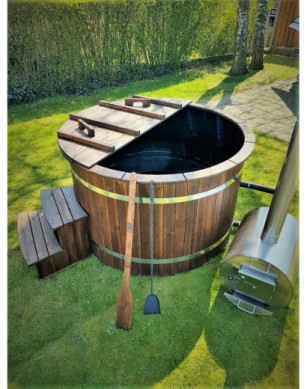 Ø160cm Plastic PP Hottub with outside heater
