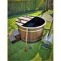 Ø160cm Plastic PP Hottub with outside heater