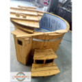 Ø160cm Plastic PP Hottub with outside heater