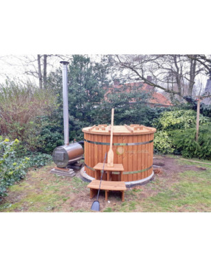 Ø160cm Plastic PP Hottub with outside heater