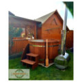 Ø160cm Plastic PP Hottub with outside heater