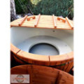 Ø160cm Plastic PP Hottub with outside heater