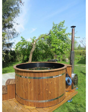 Ø160cm Plastic PP Hottub with outside heater