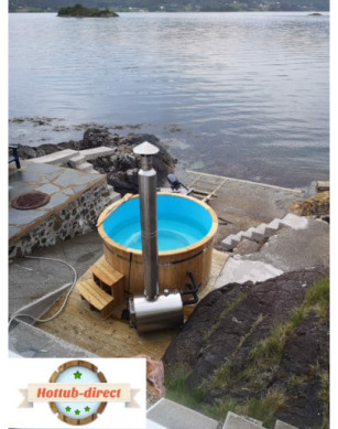 Ø160cm Plastic PP Hottub with outside heater