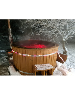 Ø160cm Plastic PP Hottub with outside heater