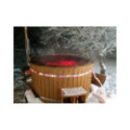 Ø160cm Plastic PP Hottub with outside heater