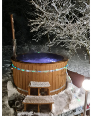 Ø160cm Plastic PP Hottub with outside heater