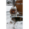 Ø160cm Plastic PP Hottub with outside heater