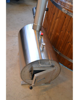 Ø160cm Plastic PP Hottub with outside heater