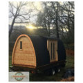 Insulated Camping Pod with side entrance/2,4 x 6,0m