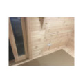 Insulated Camping Pod with side entrance/2,4 x 6,0m