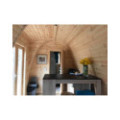 Insulated Camping Pod with side entrance/2,4 x 6,0m