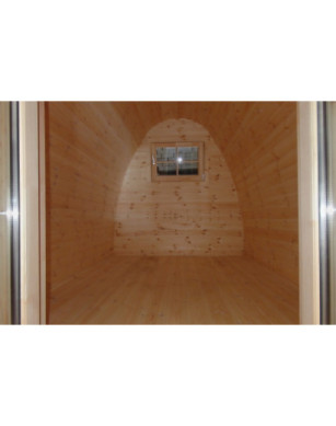 Insulated Camping Pod 1 room/2,4 x 3,5m