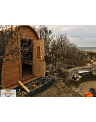 Sauna Pod 2.4 m x 3.0 m Thermo-wood/1 room