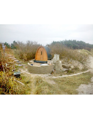 Sauna Pod 2.4 m x 3.0 m Thermo-wood/1 room