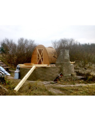 Sauna Pod 2.4 m x 3.0 m Thermo-wood/1 room